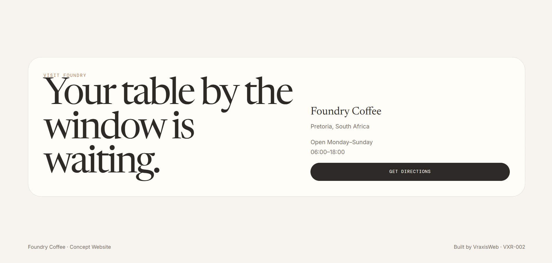 Foundry Coffee screenshot 5